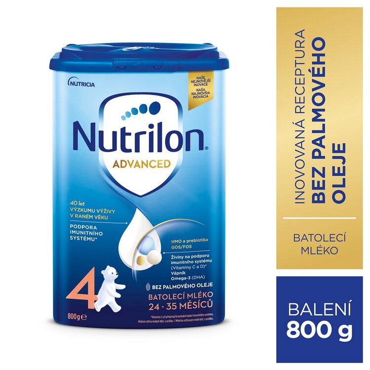 Nutrilon 4 Advanced 800 gNUTRILON 4 Batoľacie mlieko 800 g 24