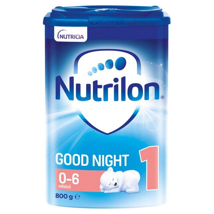 Nutrilon 1 Good Night 800 gNUTRILON 1 Advanced Good Night počiatočné dojčenské mlieko od narodenia 800 g