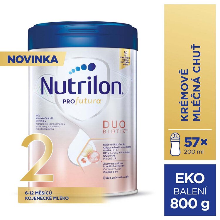 Nutrilon 2 Profutura Duobiotik 800 gNUTRILON Profutura DUOBIOTIK 2 následné dojčenské mlieko 800 g 6