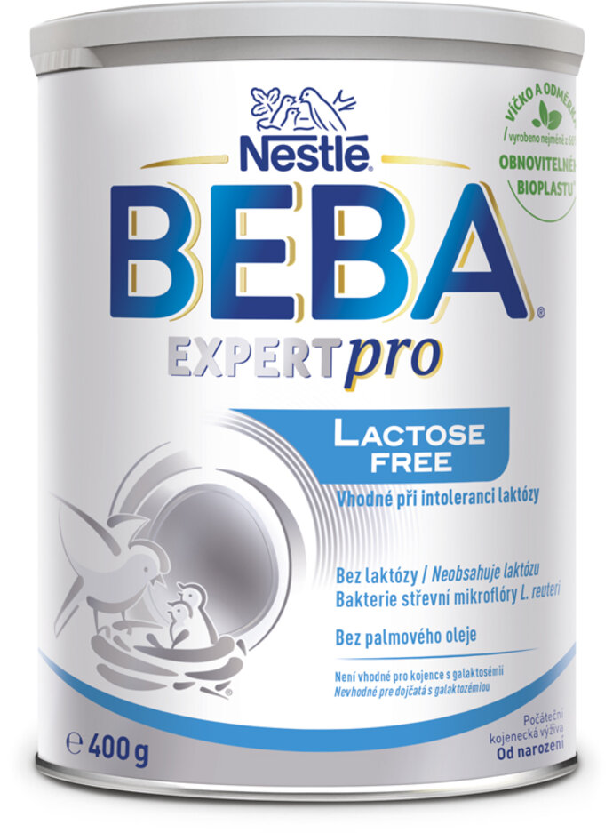BEBA EXPERTpro Lactose Free Výživa mliečna počiatočná 400 g 0m