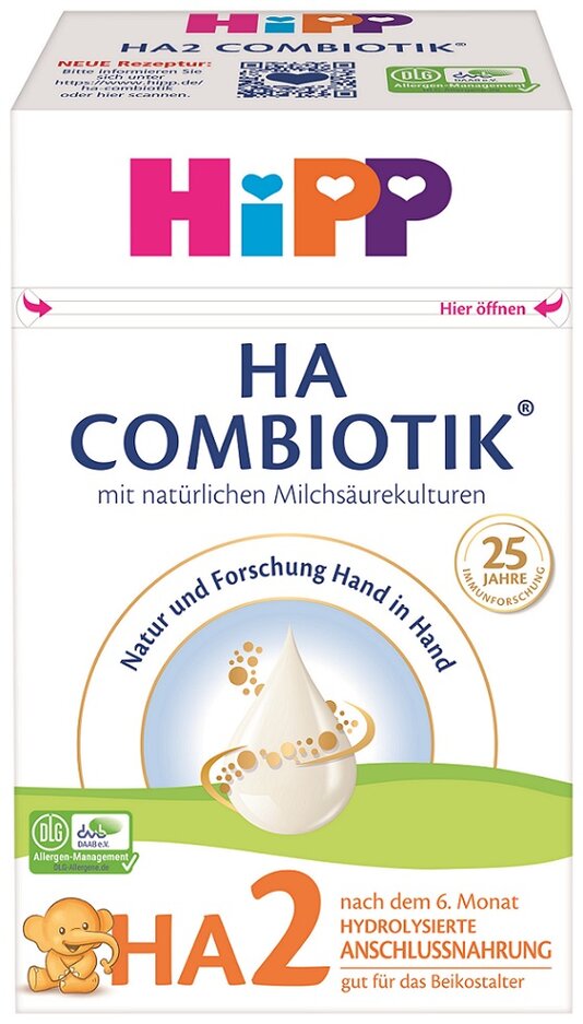 HiPP Výživa následná dojčenská mliečna HA 2 Combiotik® 600 g od uk. 6. mesiaca