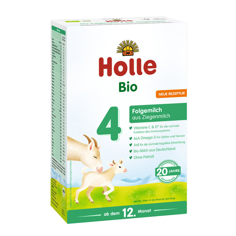 HOLLE BIO Mlieko batoľacie kozie 4 pre deti od 12. mesiaca 400 g