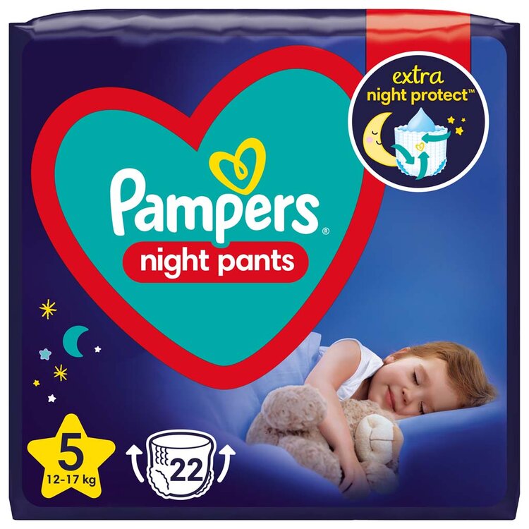 Pampers Night Pants 5 12 -17 kg 22 Ks