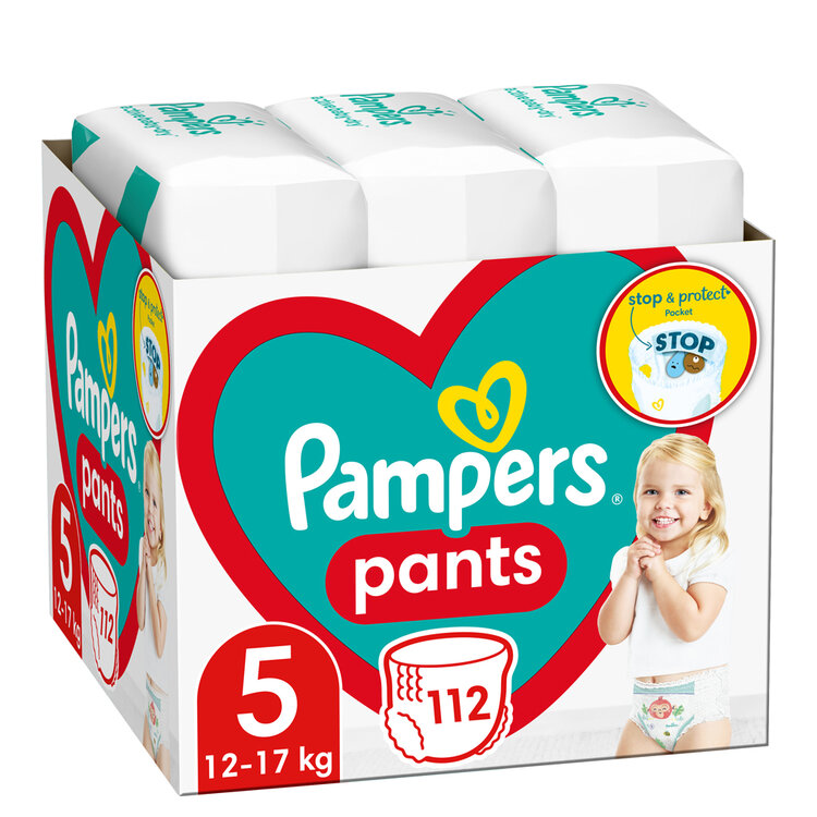PAMPERS Pants nohavičky plienkové 5 (112 ks) 12-17 kg