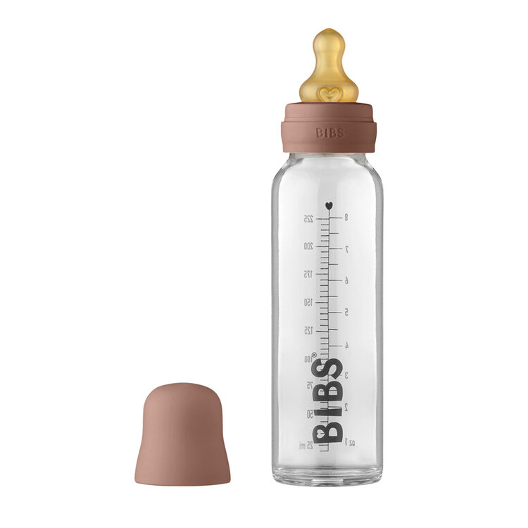 BIBS Fľaša Baby Bottle sklenená 225 ml Woodchuck