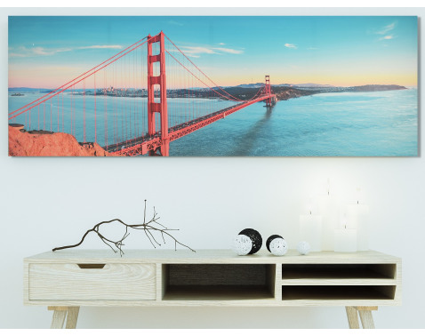 Obraz na plátne Golden Gate Bridge  150x50 cm 