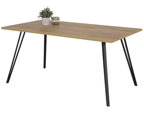 Jedálenský stôl Oksana 160x90 cm  cínový dub 