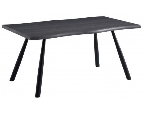Jedálenský stôl Alfred 160x90 cm  tmavo šedý dub 
