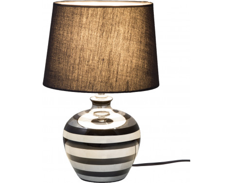 Stolná lampa Celia 30 cm  čierna strieborná 