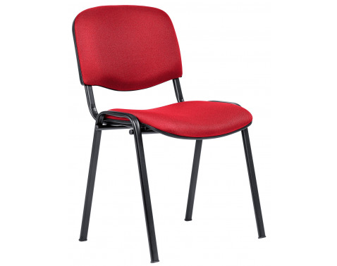 Konferenčná stolička Taurus  červená látka 