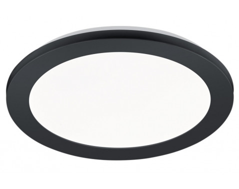 Stropné LED osvetlenie Camillus 26 cm  okrúhle  čierne 