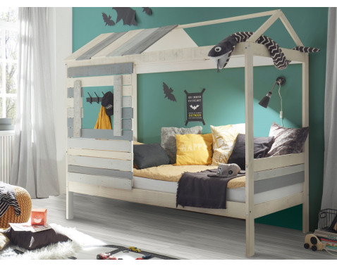 Detská posteľ domček Wood 90x200 cm 