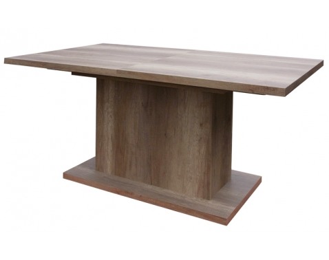 Jedálenský stôl Paulo 160x90 cm  dub canyon  rozkladací 