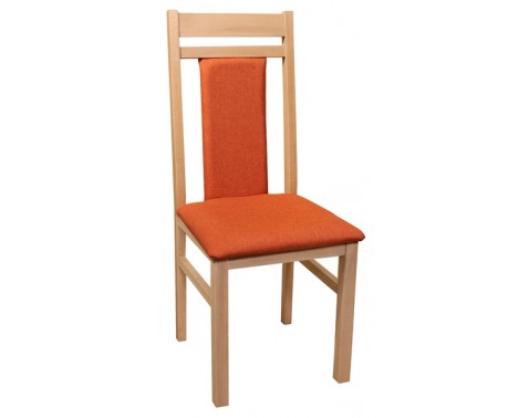 Jedálenská stolička Michaela  dub oranžová 