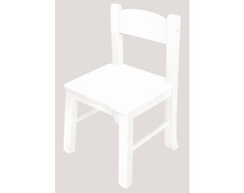 Detská stolička (sada 2 ks) Pantone  biela 