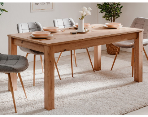 Rozkladací jedálenský stôl Bergen 160x90 cm  dub artisan 