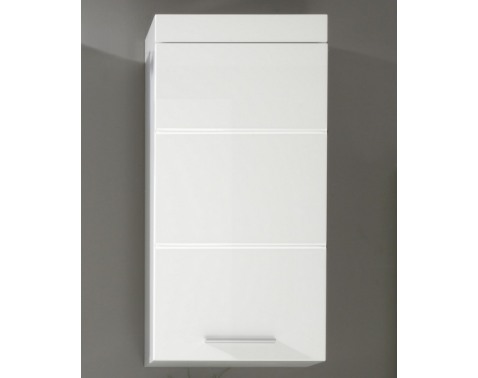 Kúpeľňová závesná skrinka Amanda 501  lesklá biela 