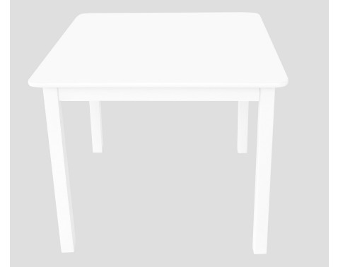 Detský stolík Pantone 60x60 cm  biely 