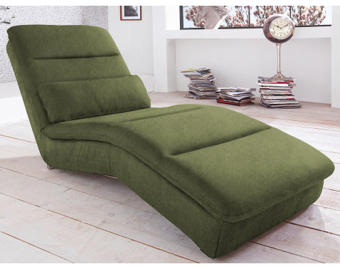 Relaxačné ležadlo Yankee  trávovo zelená látka 