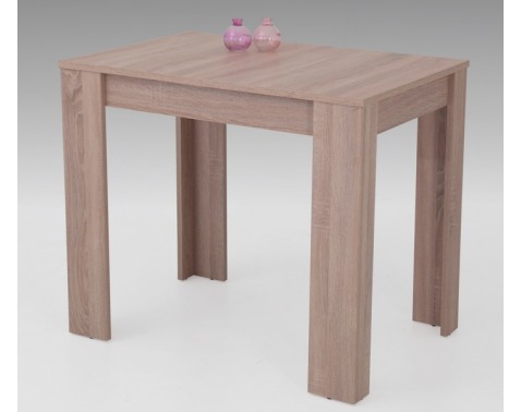 Jedálenský stôl Eva  90x60 cm  dub sonoma  rozkladací 