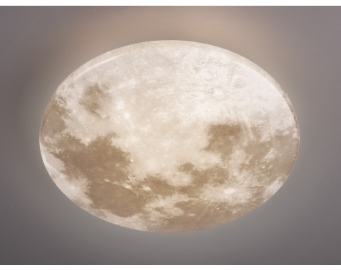 Stropné LED osvetlenie Moonika 37 cm  motív mesiac 