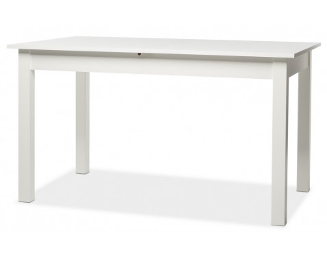 Rozkladací jedálenský stôl Coburg 137x80 cm  biely 
