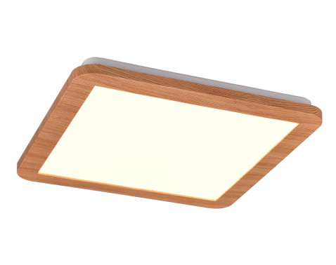Stropné LED osvetlenie Camillus 30x30 cm  imitácia dreva 
