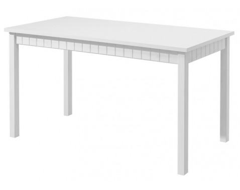 Jedálenský stôl Atik 135x90 cm  biely 