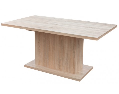 Jedálenský stôl Paulo 160x90 cm  dub sonoma  rozkladací 