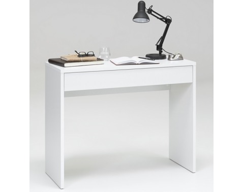 Písací kozmetický stôl Checker  biely 