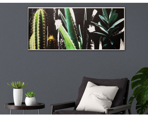 Obraz na stenu Boho kaktusy  150x65 cm 
