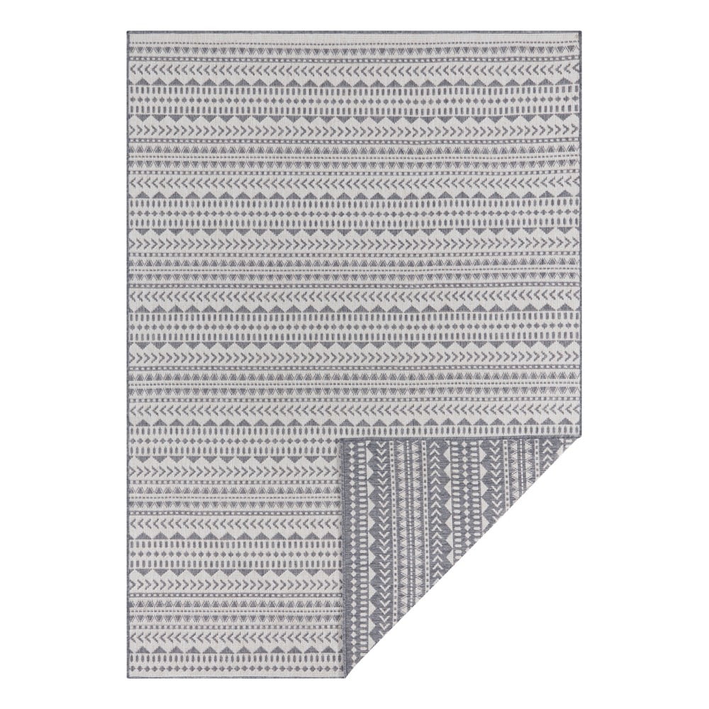 Sivo-biely vonkajší koberec Ragami Kahira 80 x 150 cm