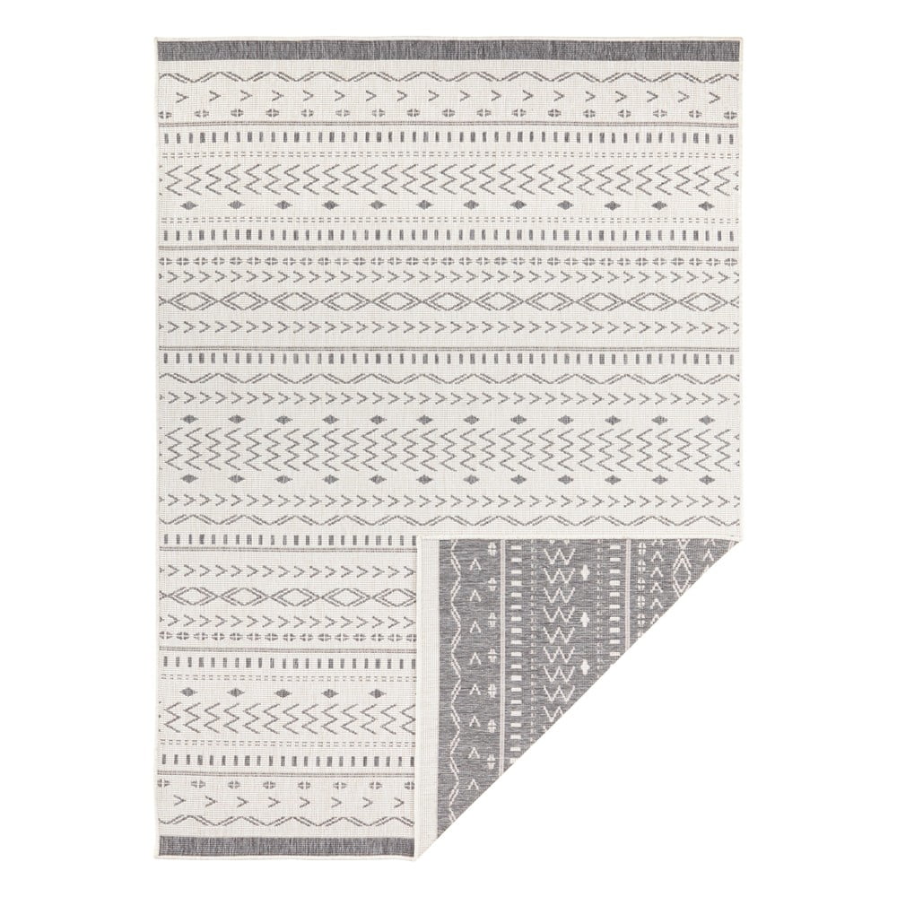 Sivo-krémový vonkajší koberec NORTHRUGS Kuba 120 x 170 cm