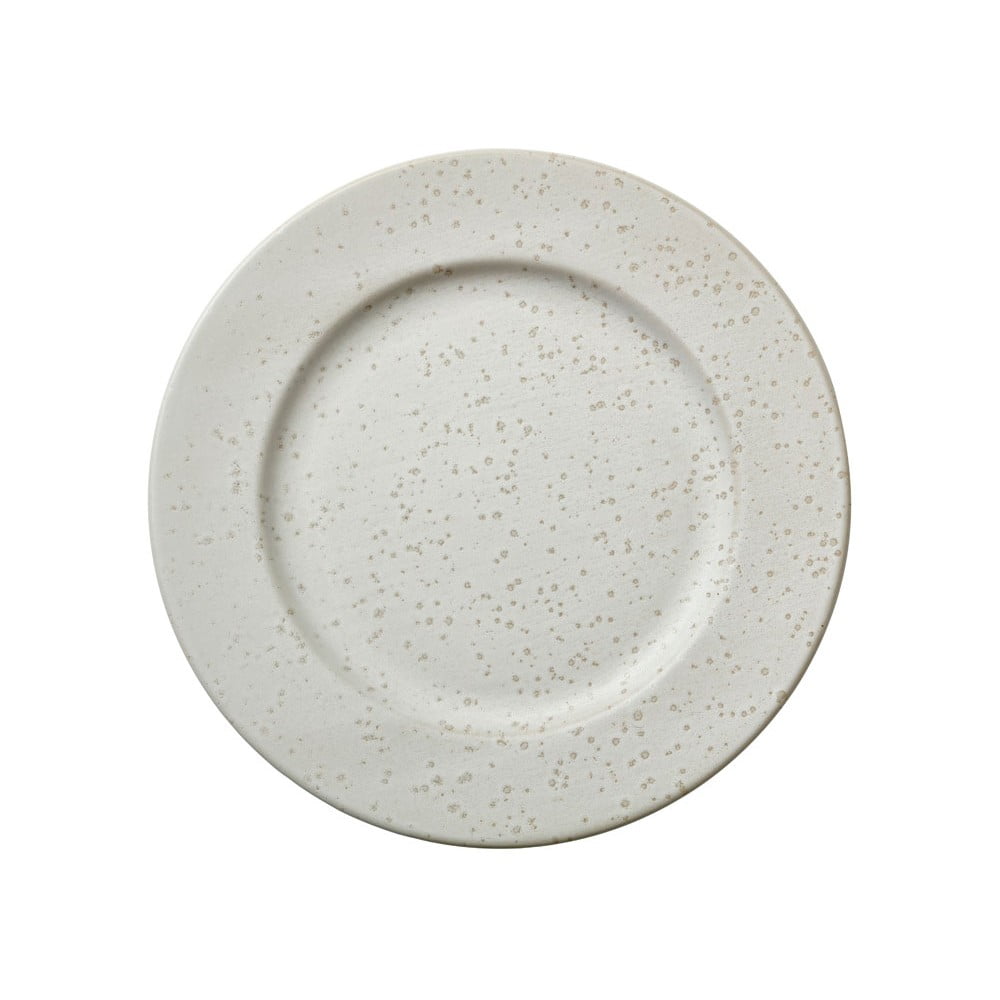 Krémovobiely kameninový plytký tanier Bitz Basics Matte Cream ⌀ 27 cm