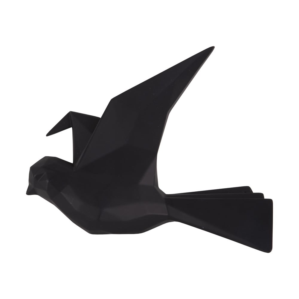 Čierny nástenný vešiak v tvare vtáčika PT LIVING šírka 25 cm