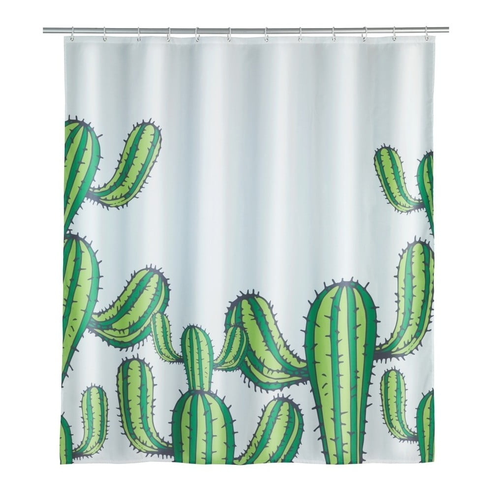 Sprchový záves Wenko Cactus 180 × 200 cm