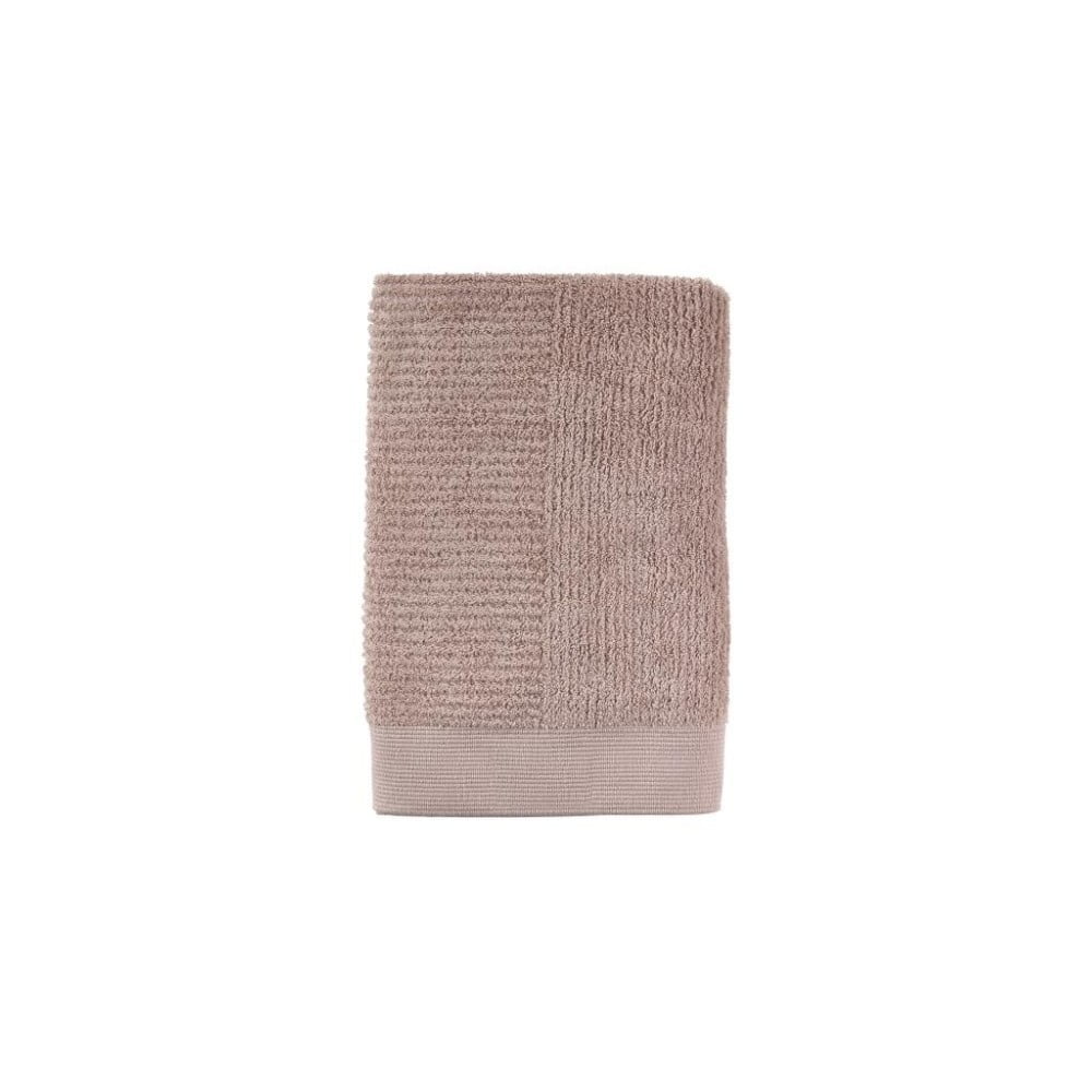 Béžová bavlnená osuška Zone Classic Nude 70 × 140 cm