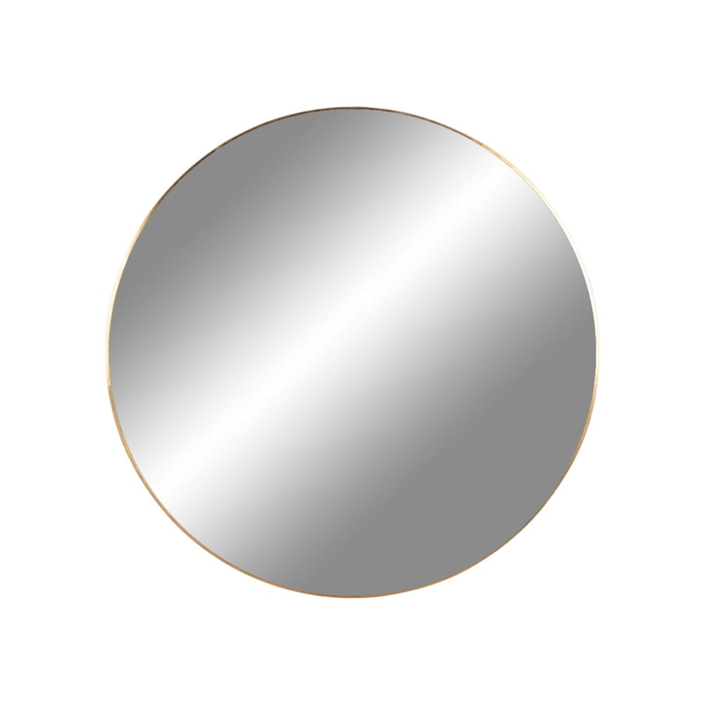 Okrúhle nástenné zrkadlo s rámom v zlatej farbe House Nordic Jersey ø 60 cm