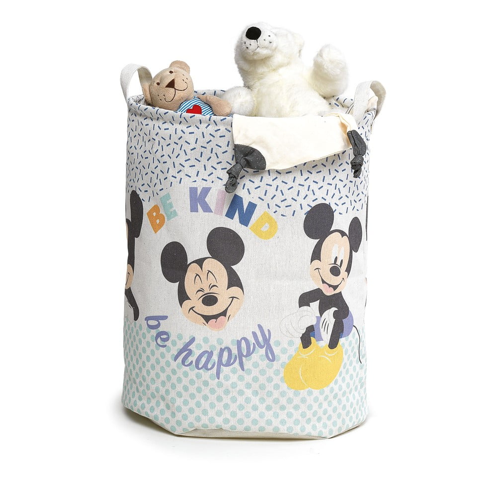 Detský textilný úložný kôš Domopak Disney Mickey výška 45 cm