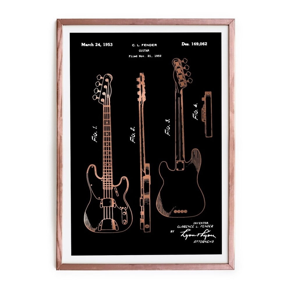 Obraz Really Nice Things Fender Guitar 65 x 45 cm