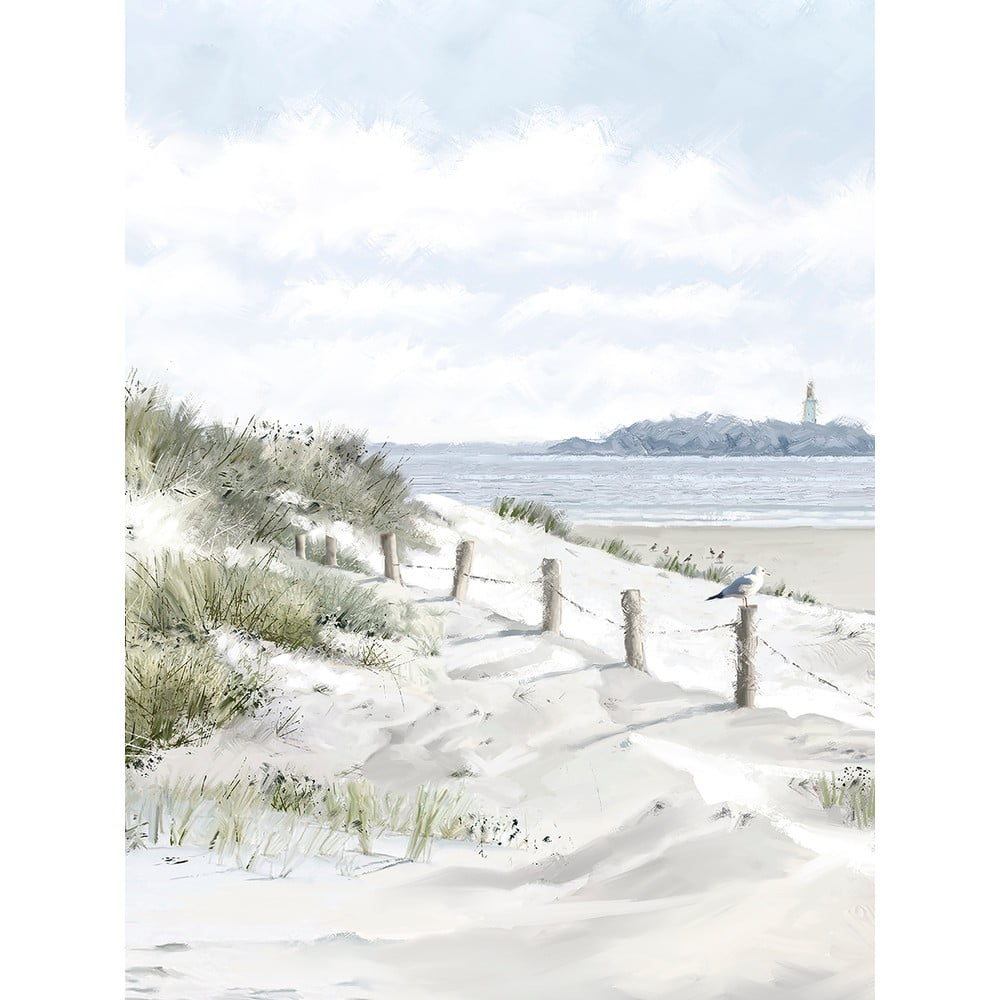 Obraz na plátne Styler White Sand 50 x 70 cm