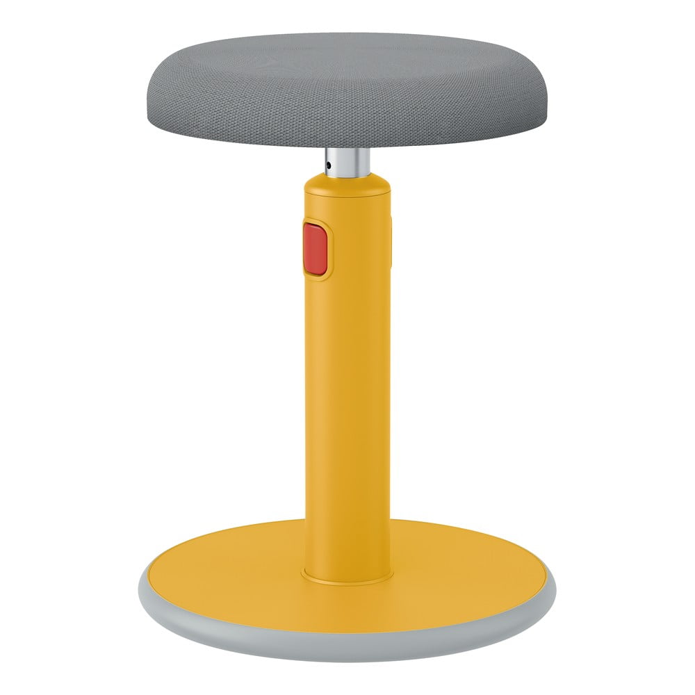 Žltá ergonomická balančná stolička Leitz Cosy Ergo