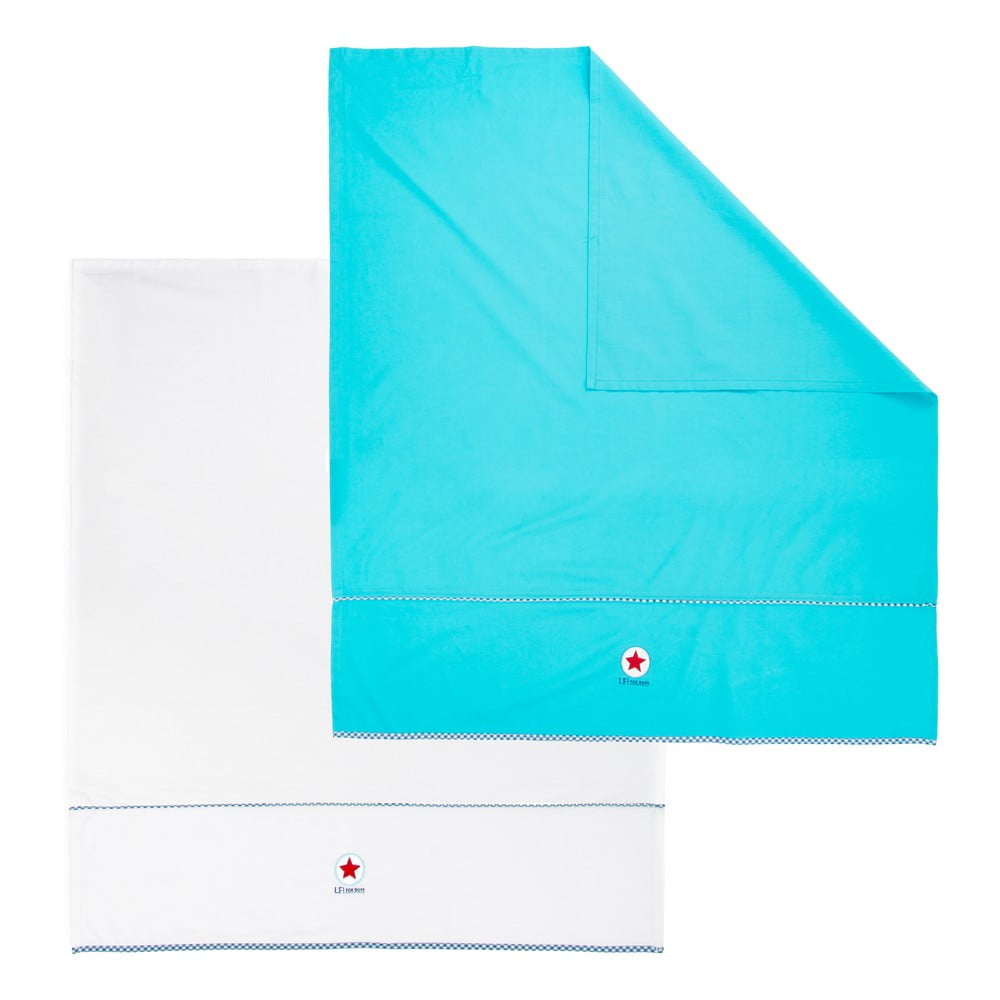 Modro-biela súprava 2 detských plachiet Tiseco Home Studio 100 x 150 cm