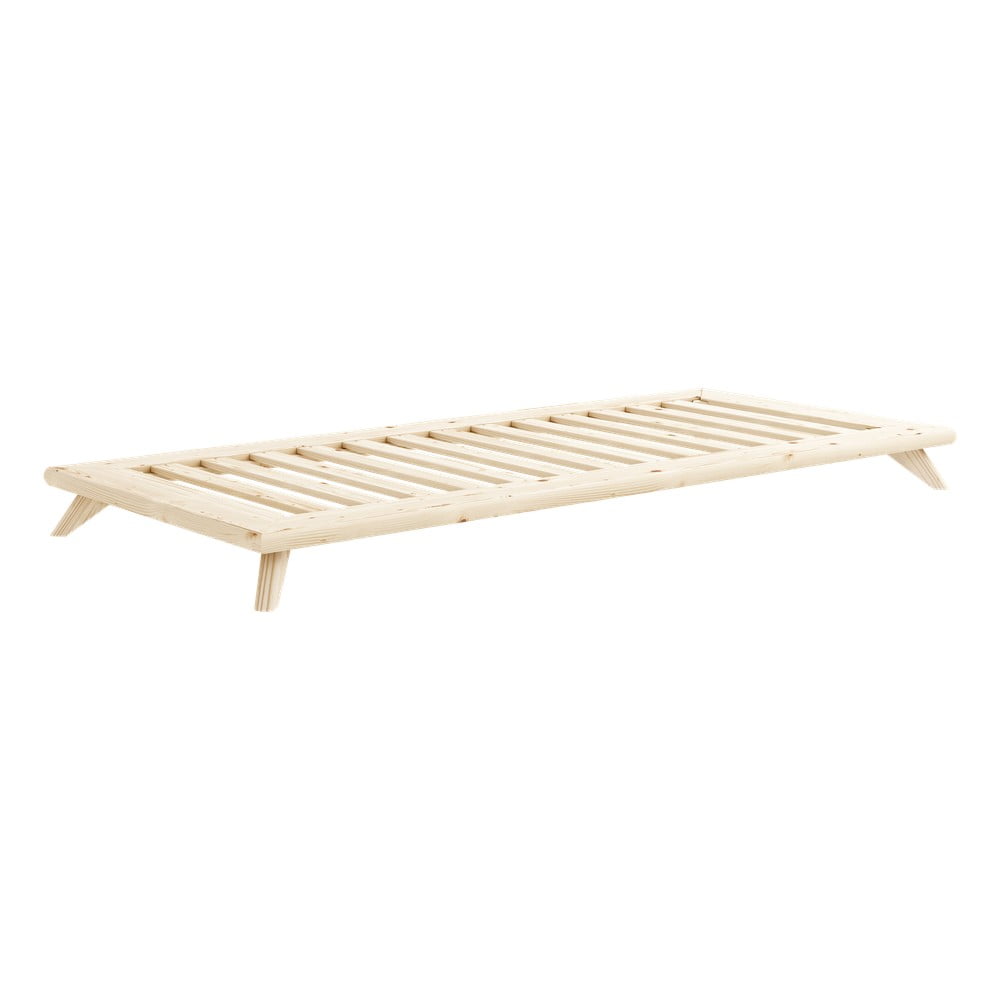Jednolôžková posteľ z masívneho borovicového dreva Karup Design Senza 90 x 200 cm