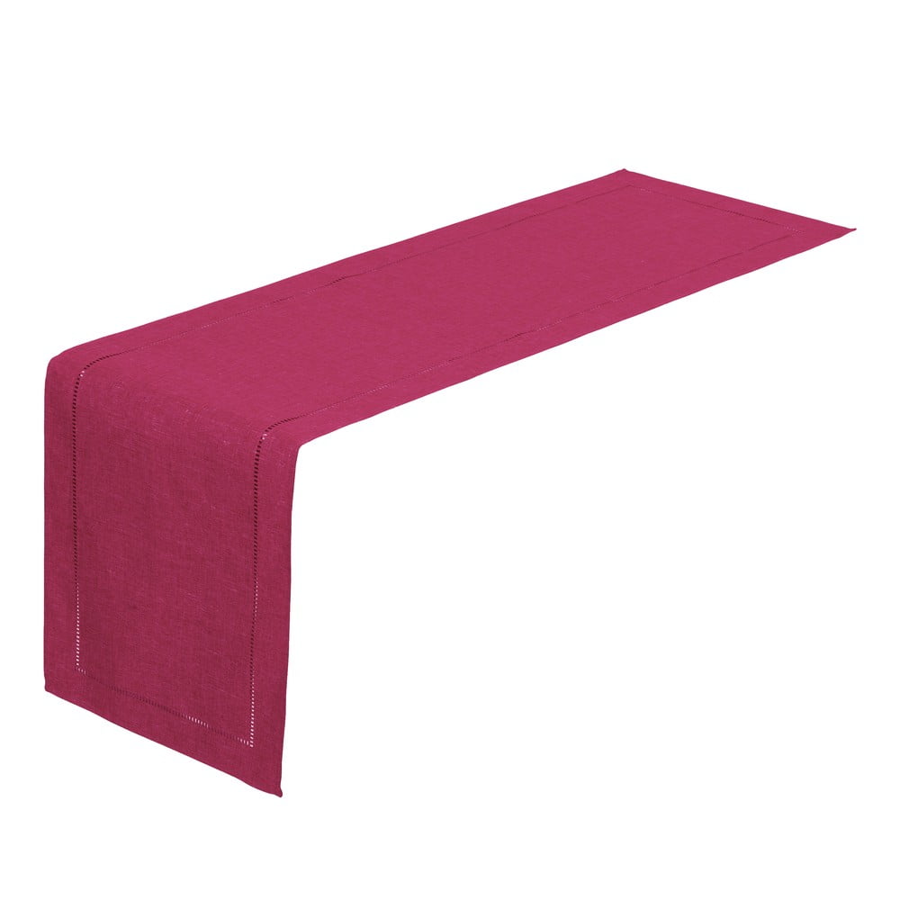 Fuchsiovo-ružový behúň na stôl Unimasa 150 x 41 cm