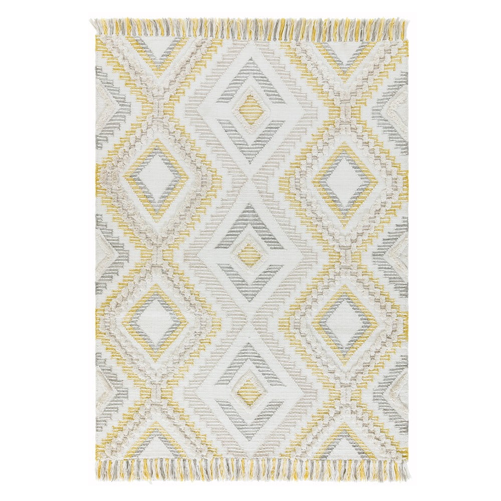 Žltý koberec Asiatic Carpets Carlton 200 x 290 cm