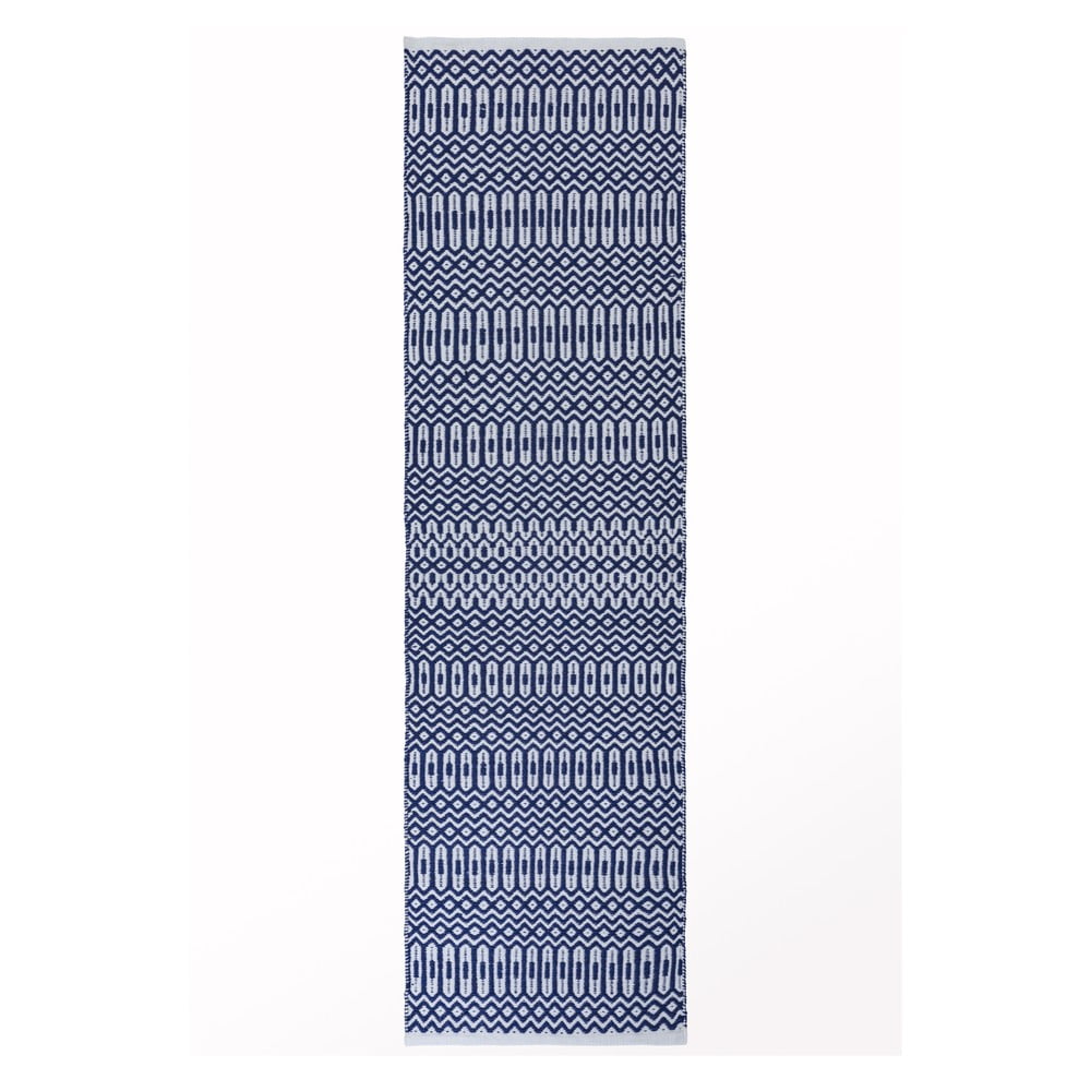 Modro-biely behúň Asiatic Carpets Halsey 66 x 240 cm