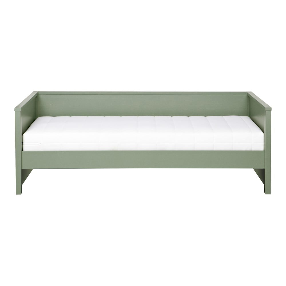 Zelená posteľsofa WOOOD Nikki 200 × 90 cm