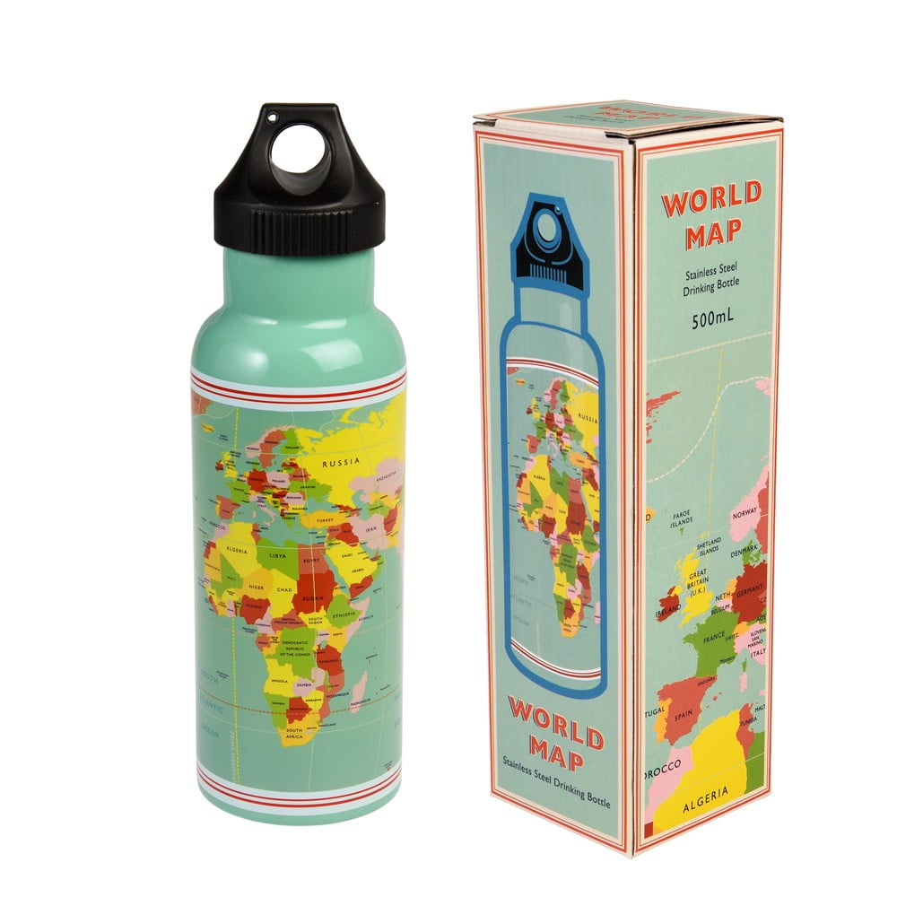 Antikoro cestovná fľaša Rex London World Map