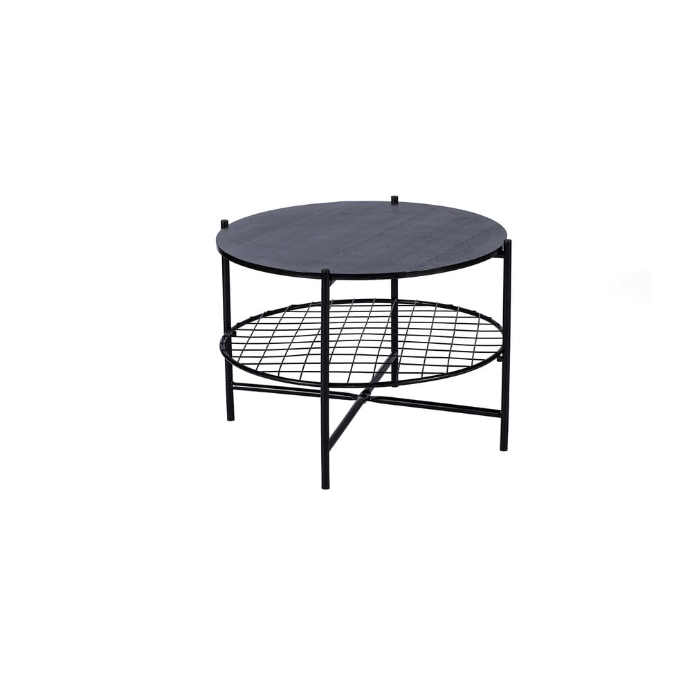 Čierny okrúhly konferenčný stolík Bonami Selection Joe Ø 63 cm